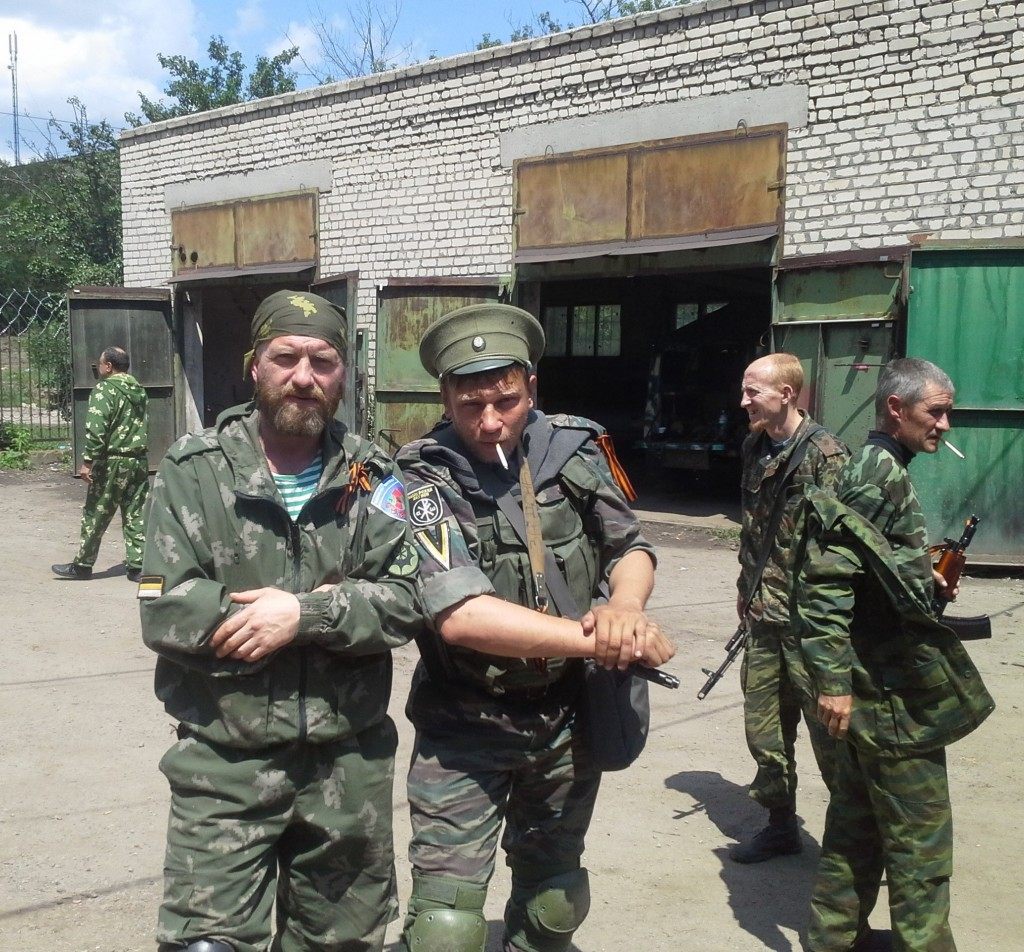 Росіяни "Імпєрского лєгіона" перед боєм на Донбасі